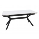 Стол обеденный SIGNAL IMPERIA белый/черный 180-240/90